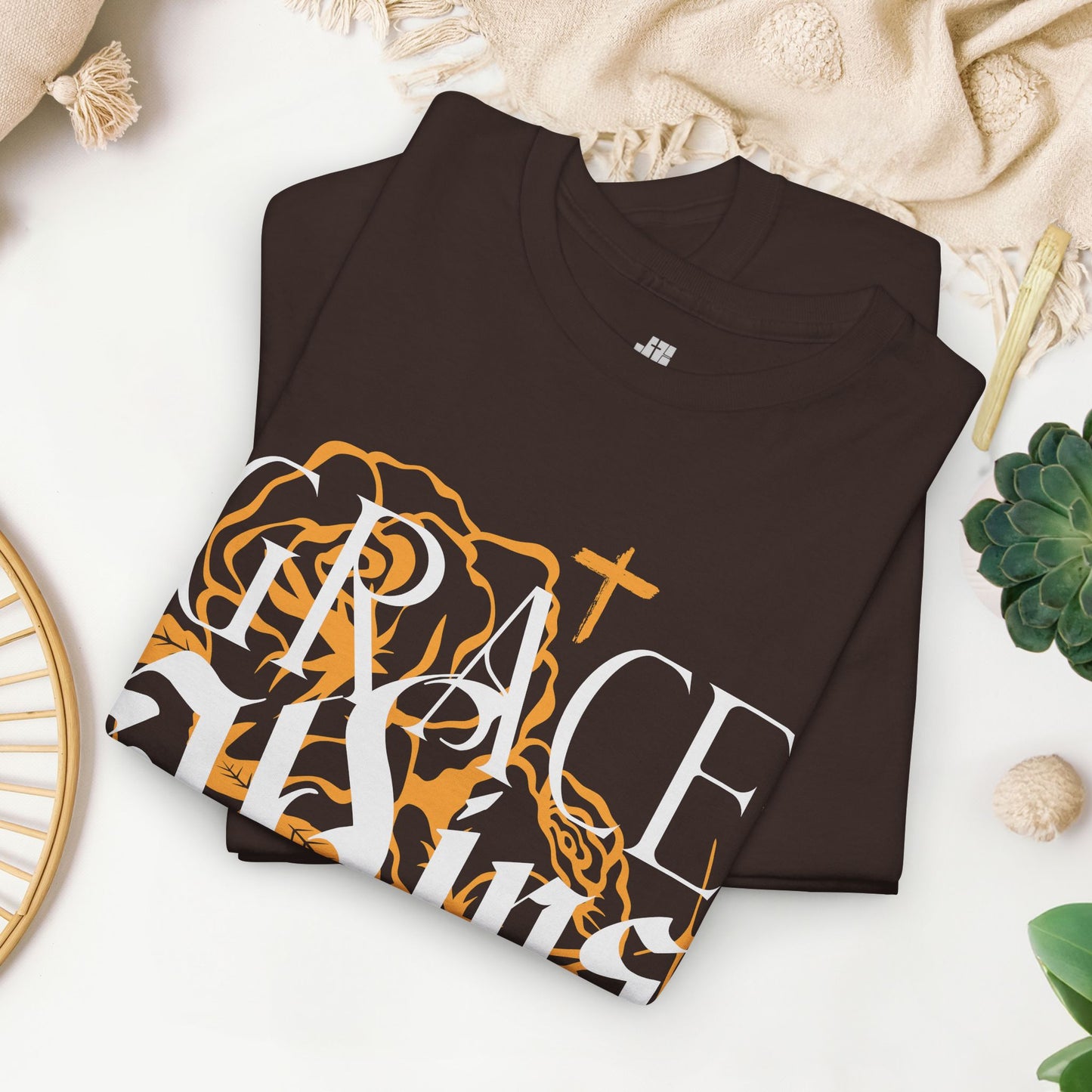 Grace Wins Every Time Heavy Cotton Tee