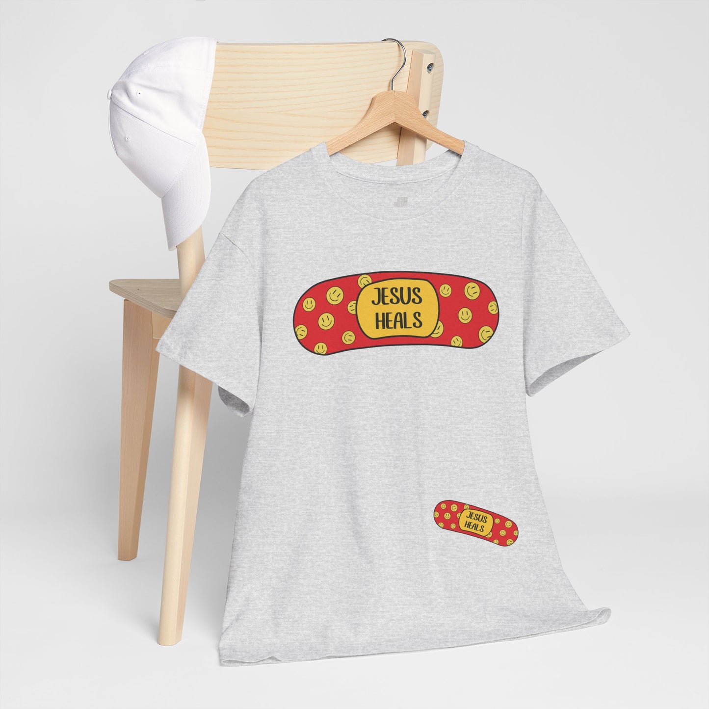 Jesus Heals Heavy Cotton Tee