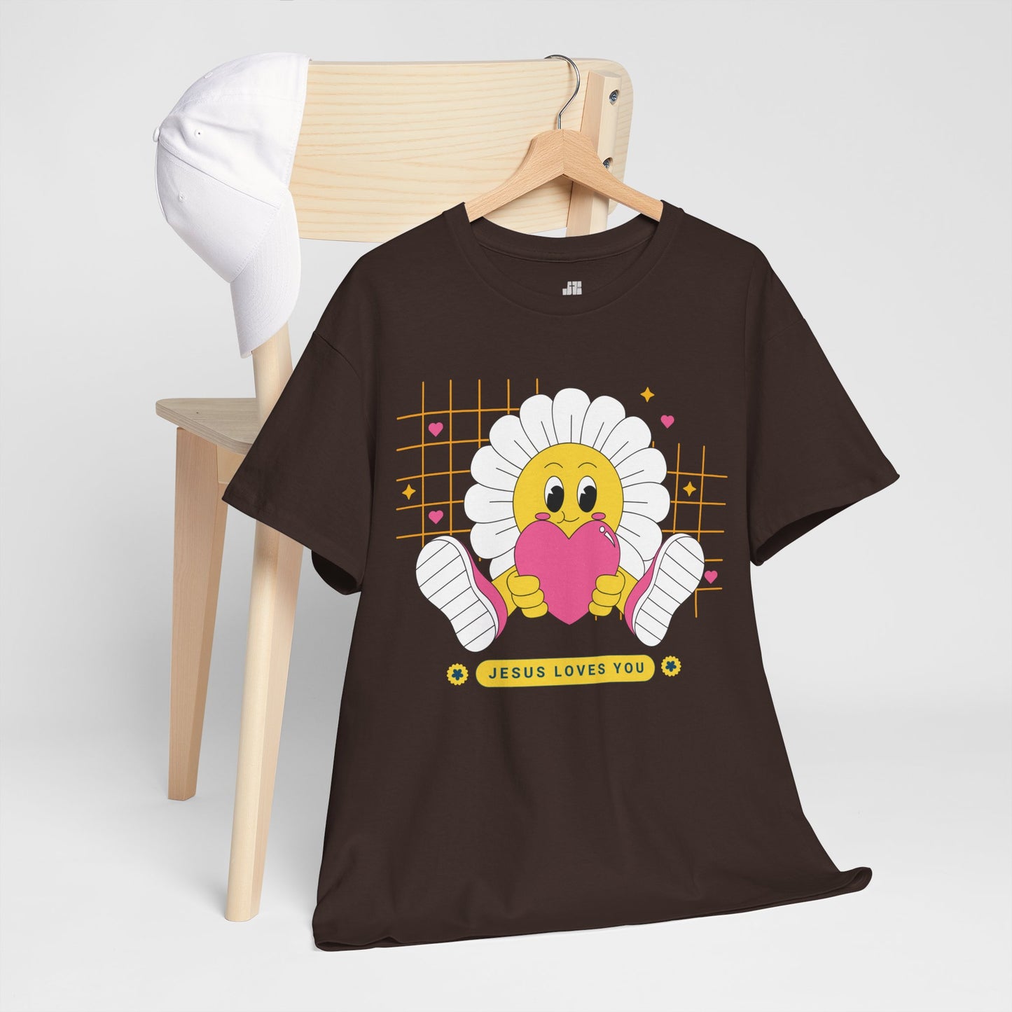 Jesus Loves You Heavy Cotton Tee