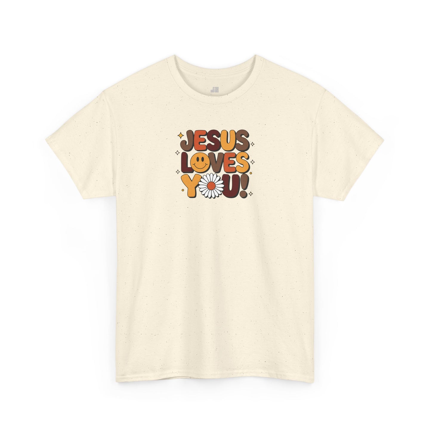 Jesus Loves You Heavy Cotton Tee