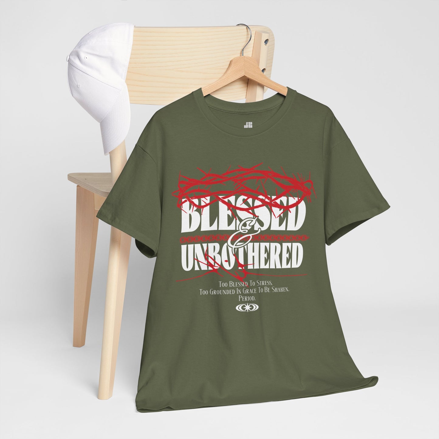 Blessed & Unbothered Heavy Cotton Tee