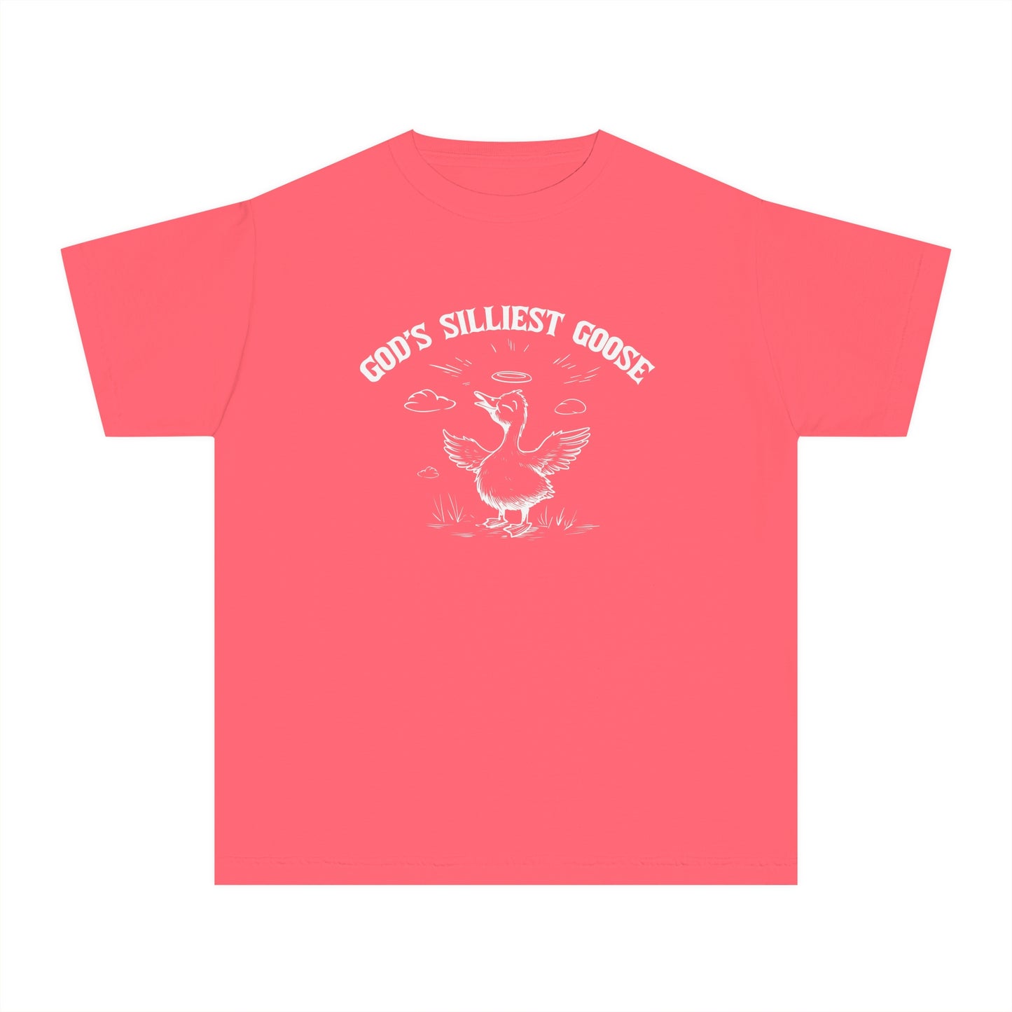 God's Silliest Goose Comfort Colors Youth Christian Tee