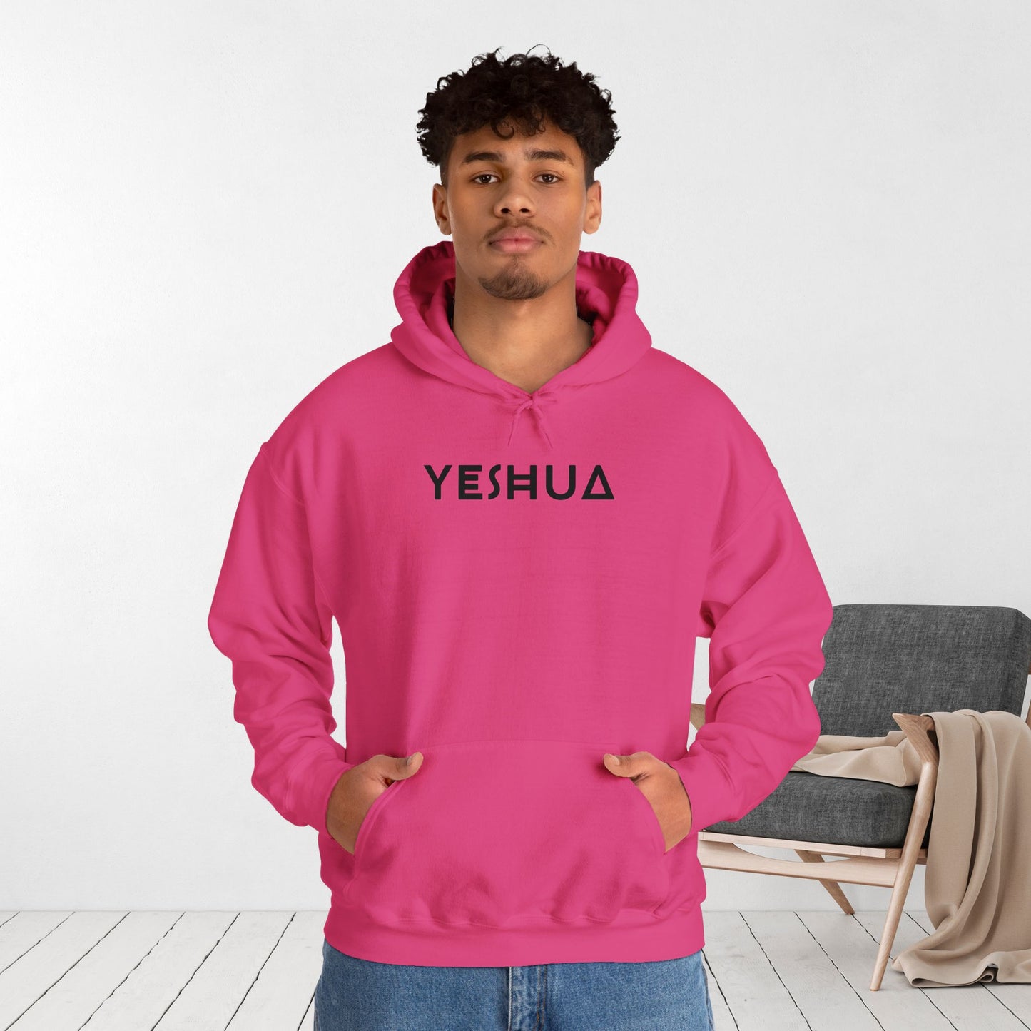 YESHUA Hoodie - Minimalist Christian Hoodie