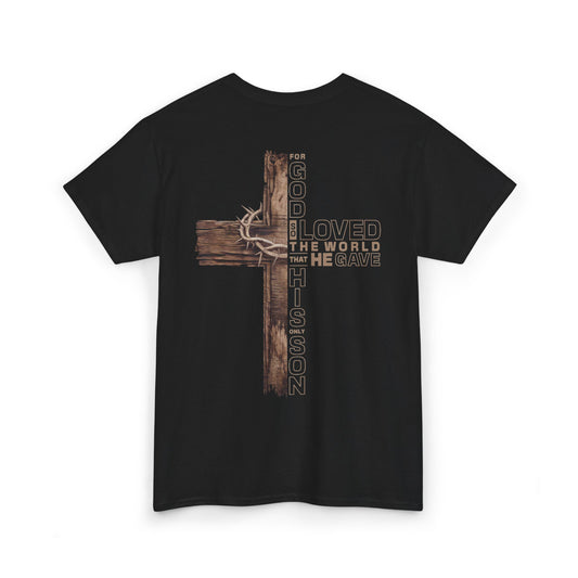 John 3:16 Heavy Cotton Tee