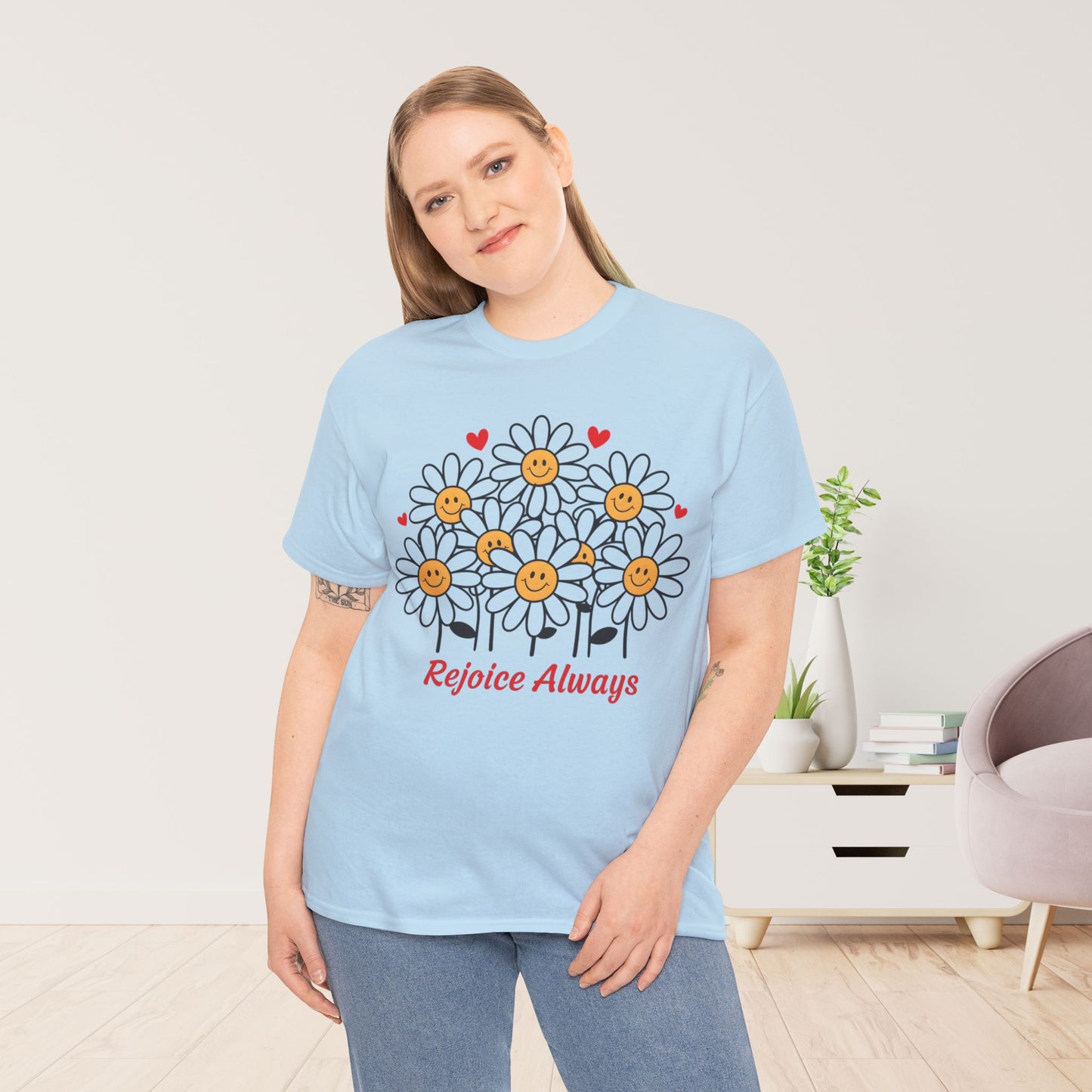 Rejoice Always Heavy Cotton Tee