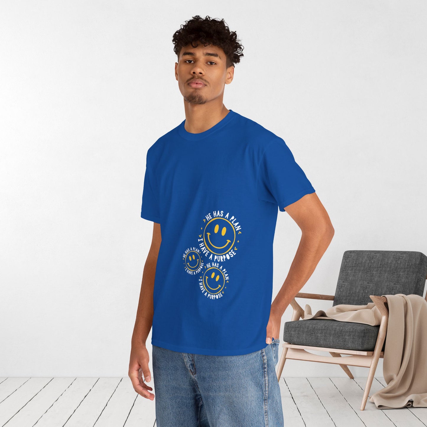 He Has a Plan, I Have a Purpose Heavy Cotton Tee