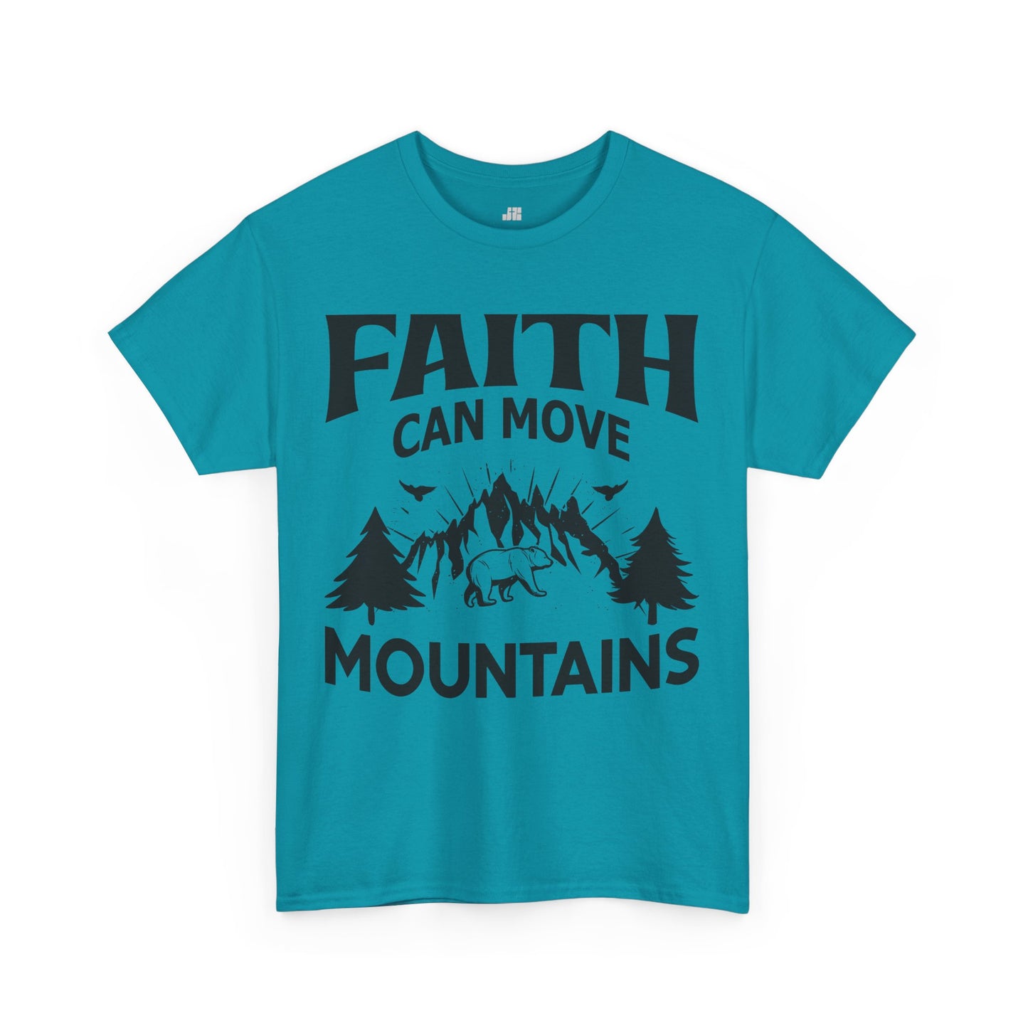 Faith Can Move Mountains Heavy Cotton Tee