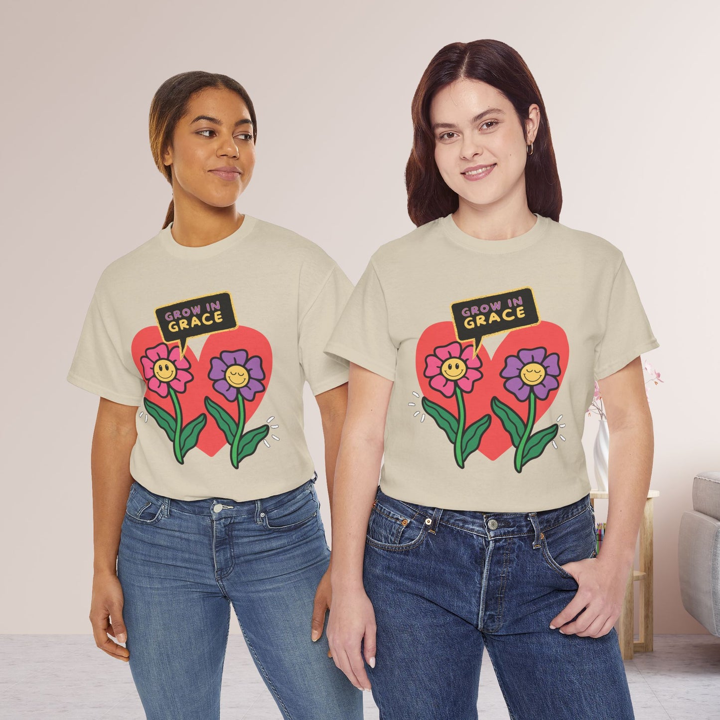 Grow In Grace Heavy Cotton Tee