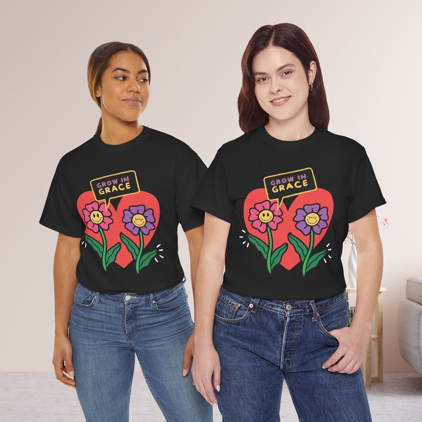 Grow In Grace Heavy Cotton Tee