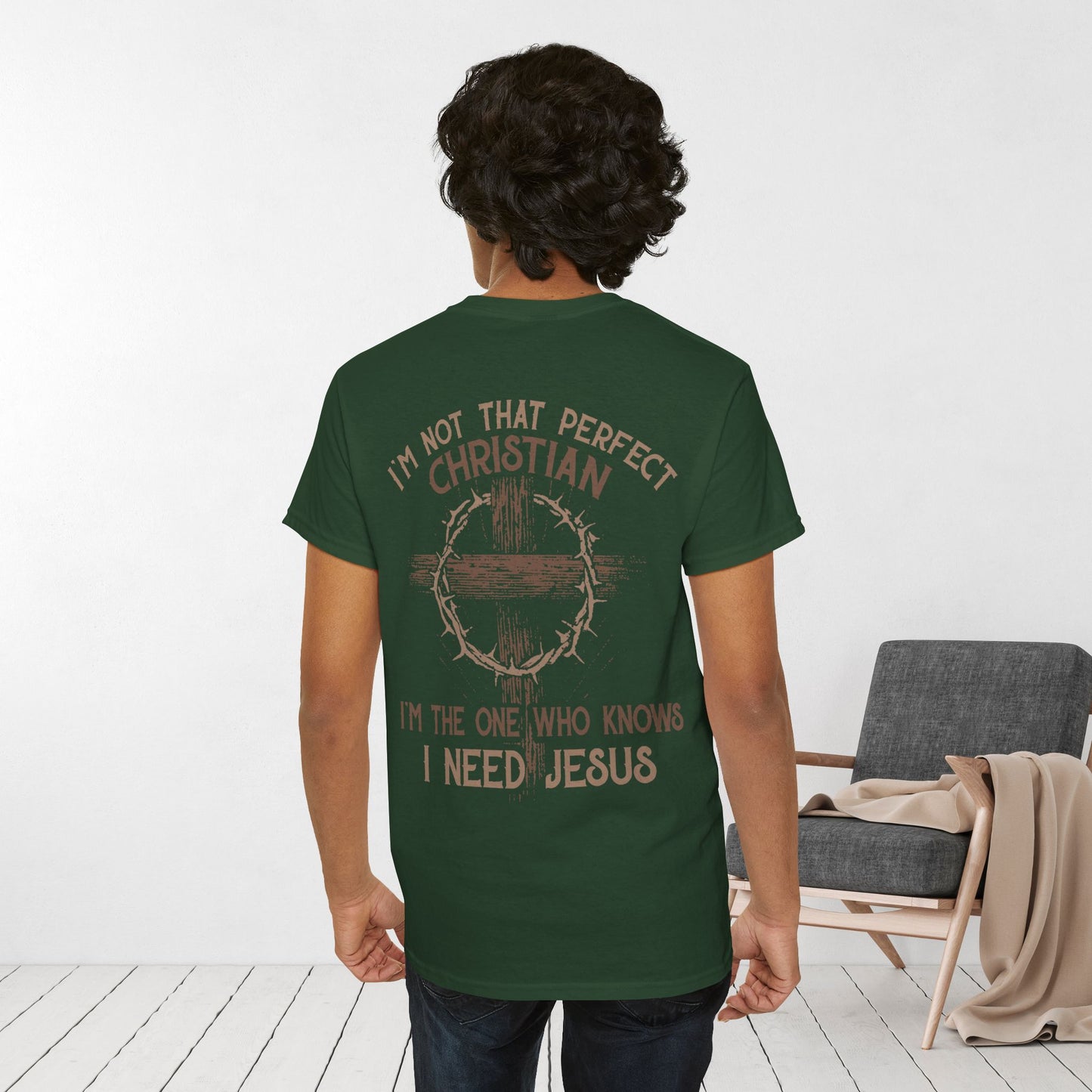 I'm Not The Perfect Christian Heavy Cotton Tee