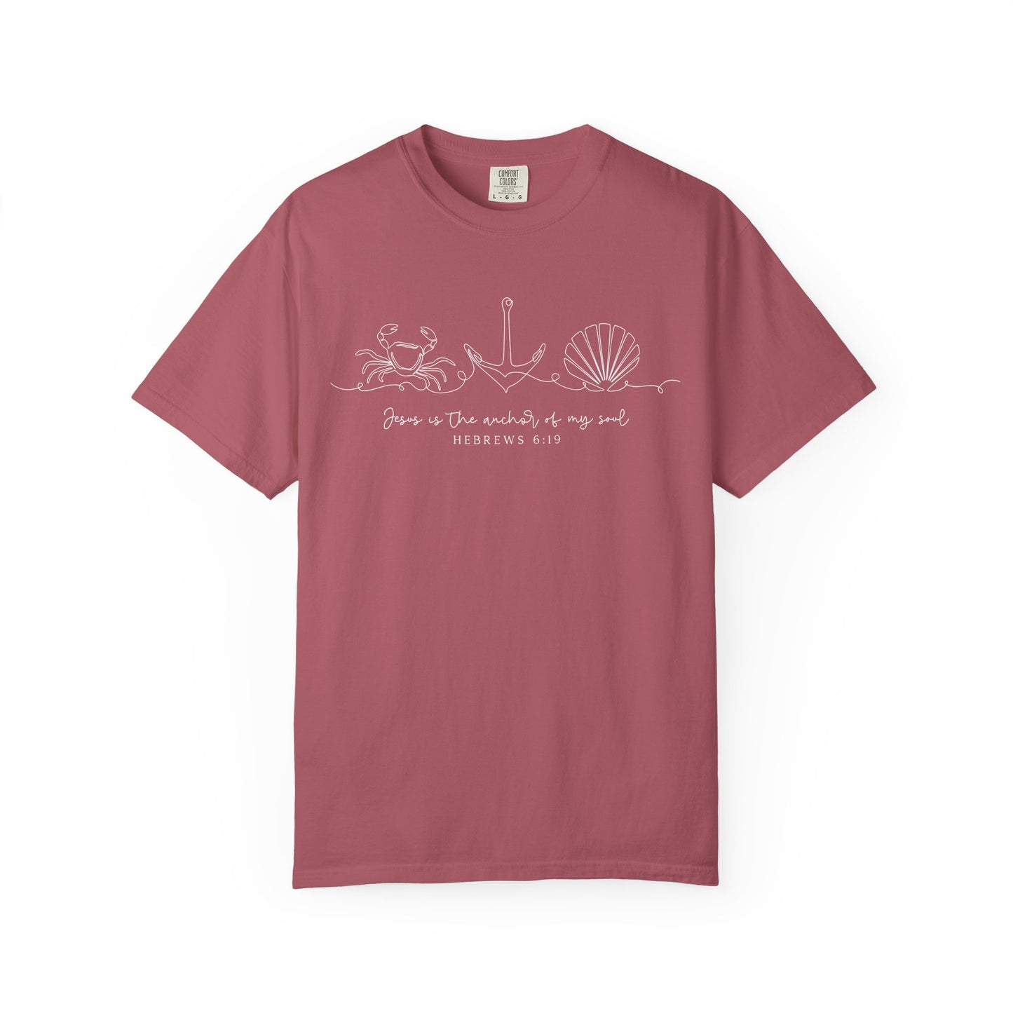 Jesus is The Anchor of My Soul Comfort Colors Shirt