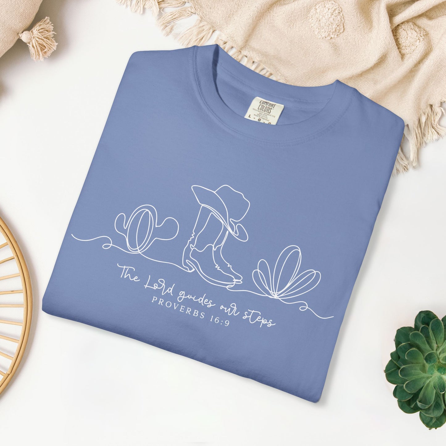 The Lord Guides Our Steps Comfort Colors Shirt