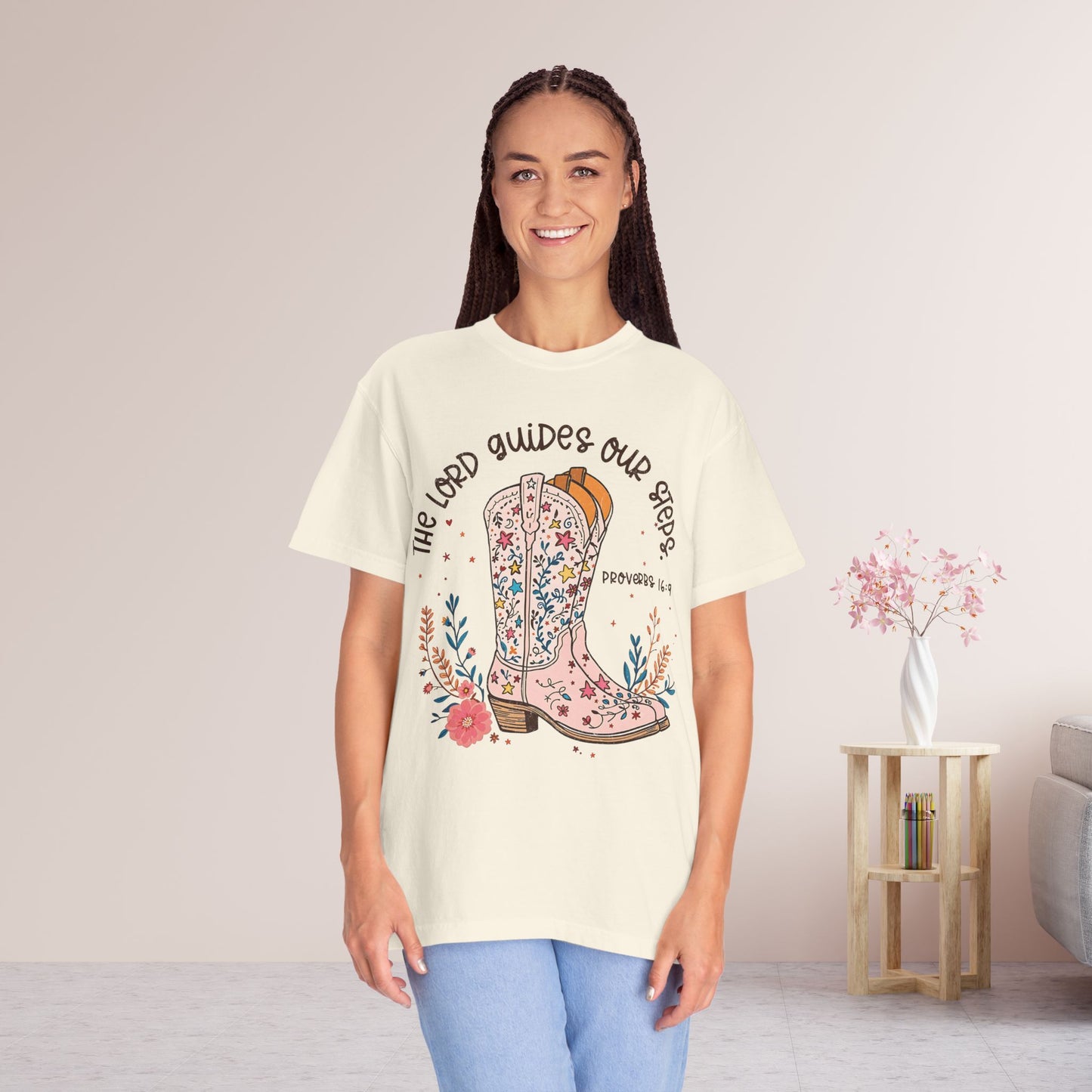 The Lord Guides Our Steps Comfort Colors Shirt