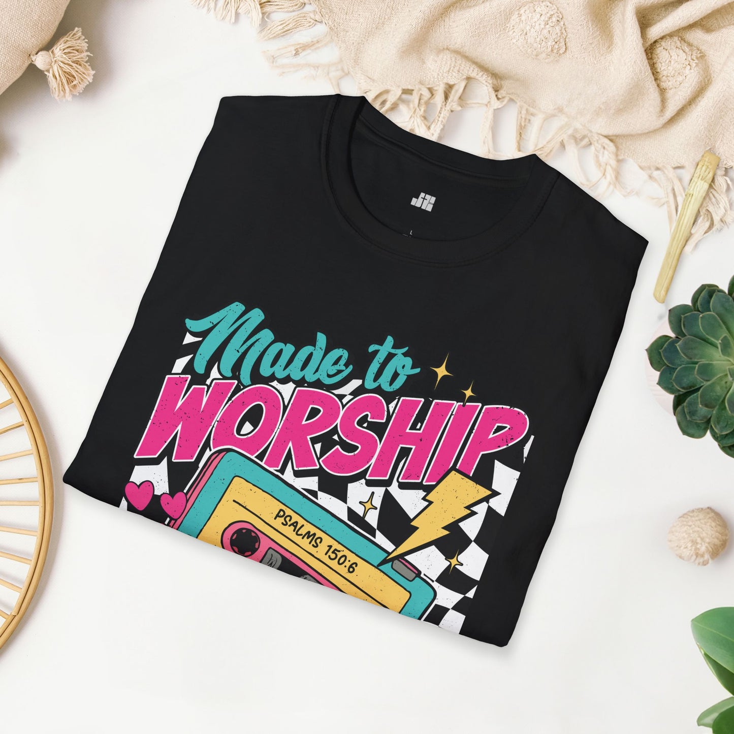 Retro Made to Worship Softstyle T-shirt