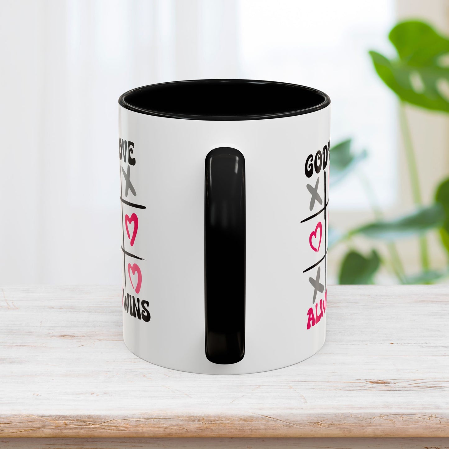 God's Love Always Wins Mug - Christian Coffee Mug