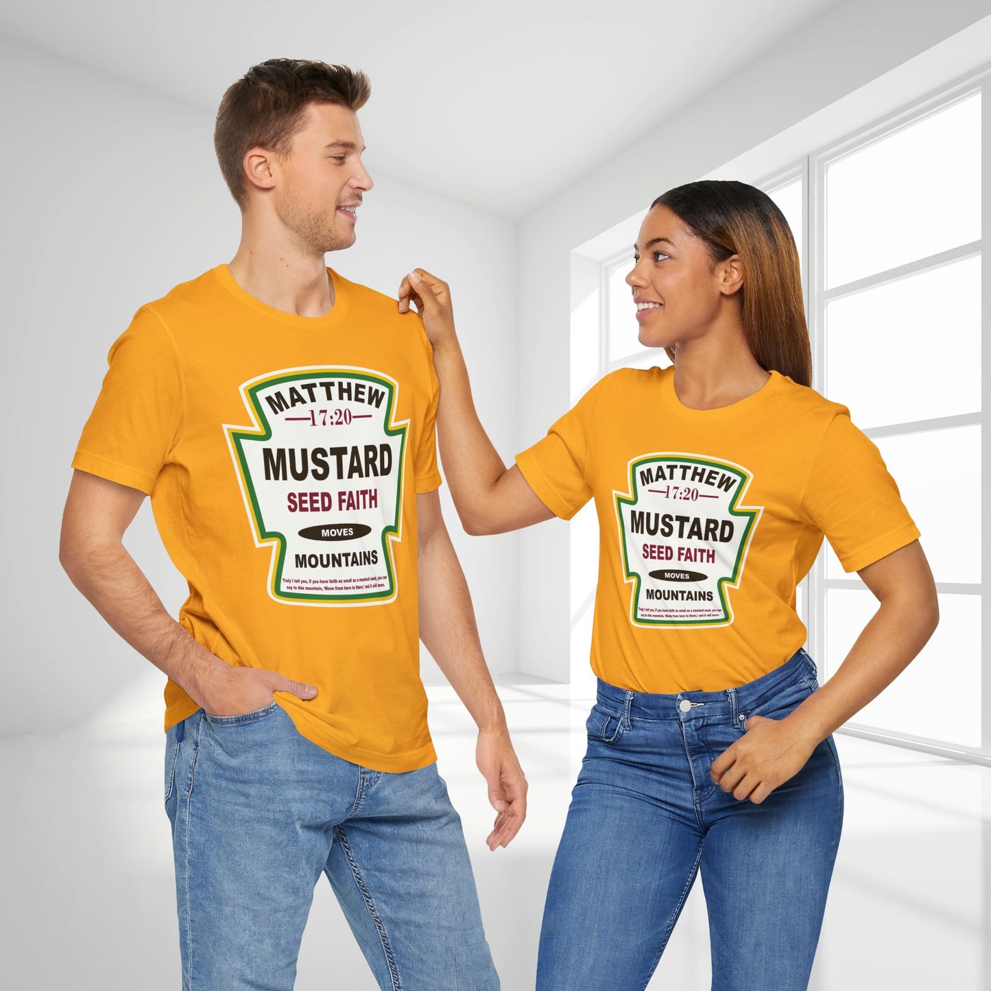 Mustard Seed Faith Soft Cotton Tee - Matthew 17:20