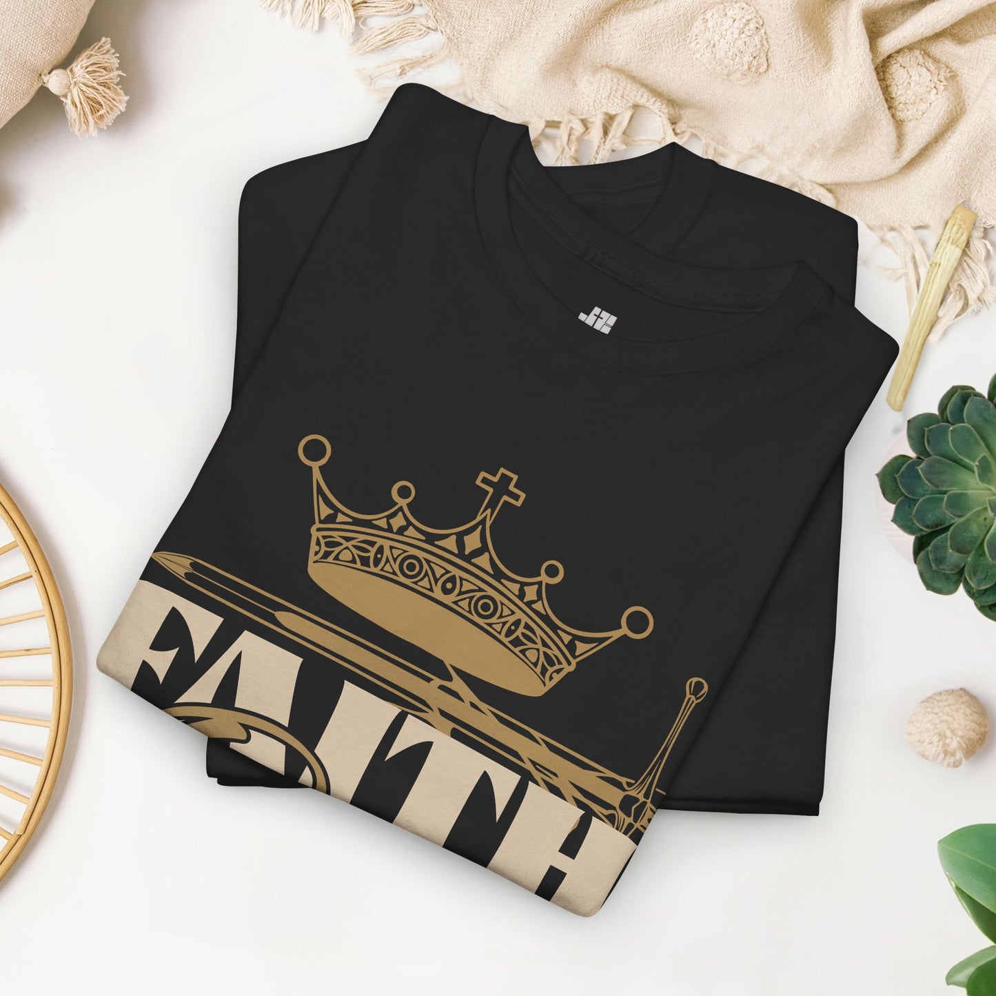 Faith Over Fear Heavy Cotton Tee