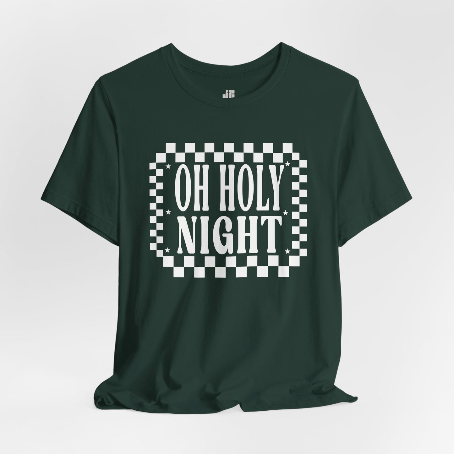Oh Holy Night Soft Cotton Tee - Christian Christmas Shirt