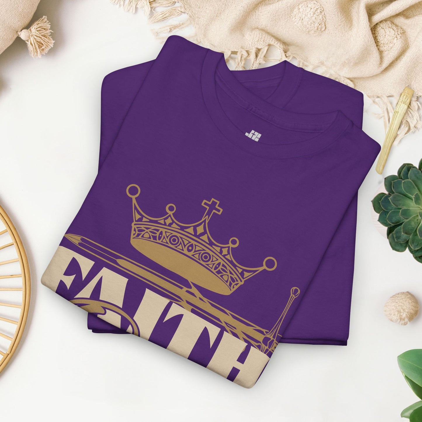Faith Over Fear Heavy Cotton Tee