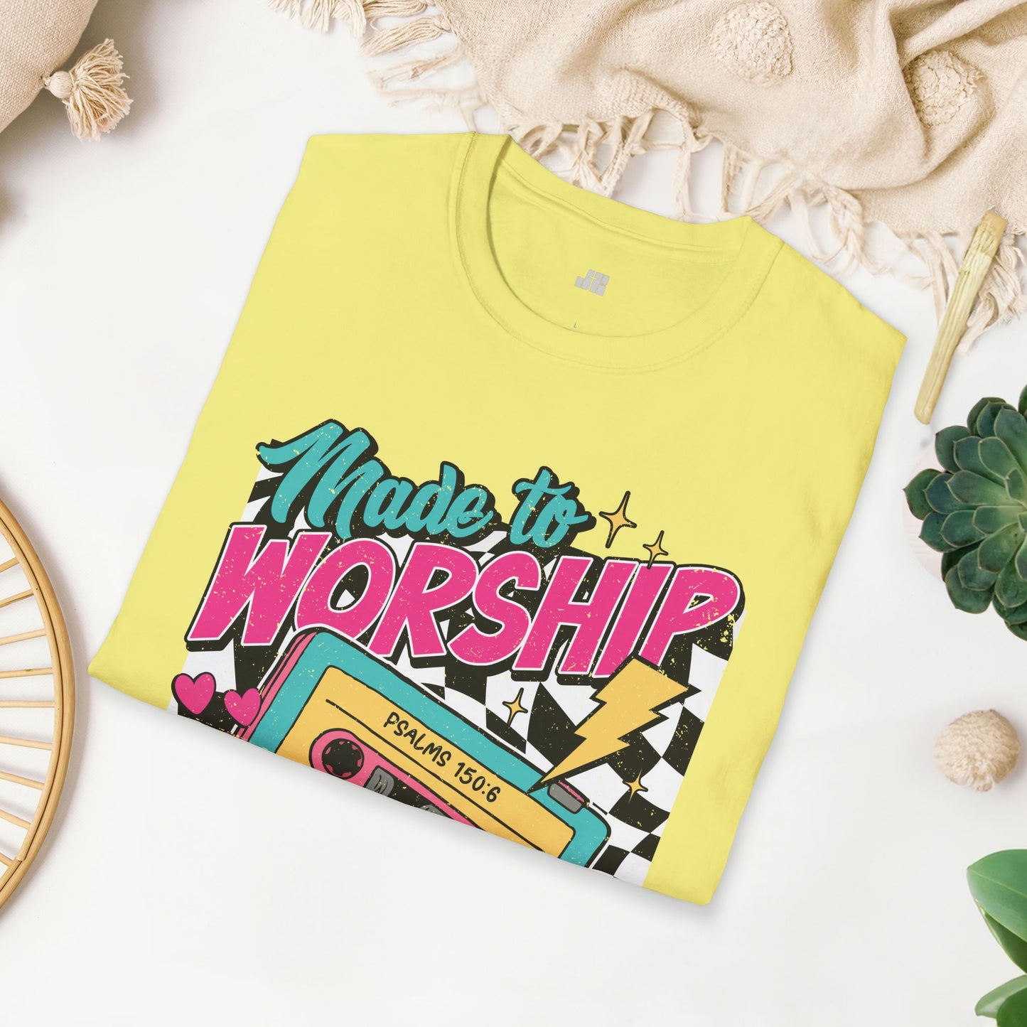 Retro Made to Worship Softstyle T-shirt