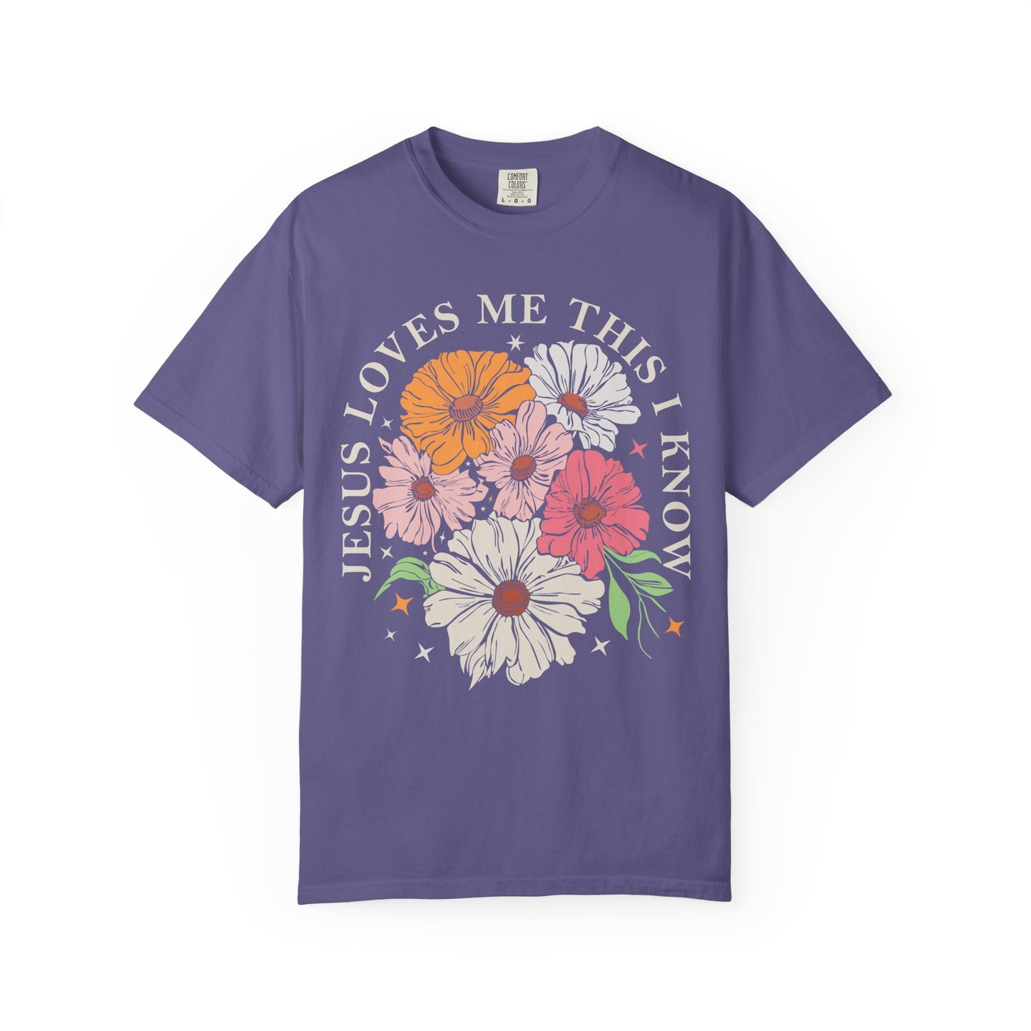 Jesus Loves Me This I Know Comfort Colors Shirt
