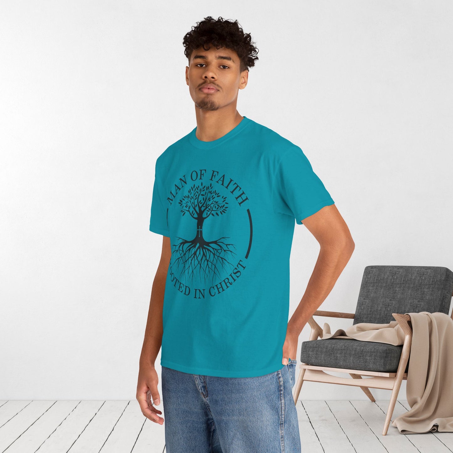 Man of Faith Heavy Cotton Tee