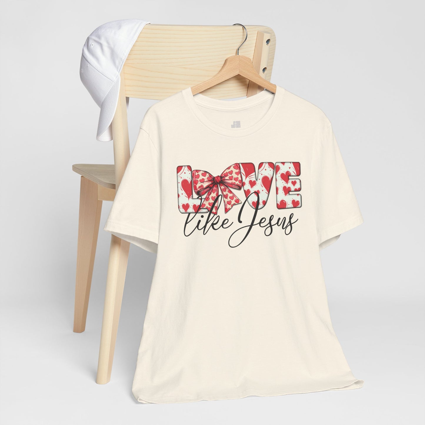 Love Like Jesus Soft Cotton Tee - Christian Shirt