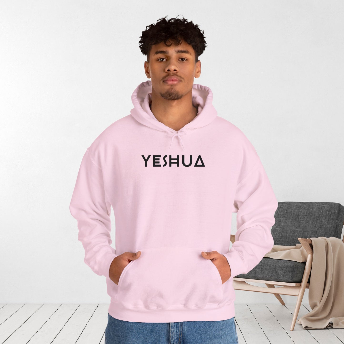 YESHUA Hoodie - Minimalist Christian Hoodie