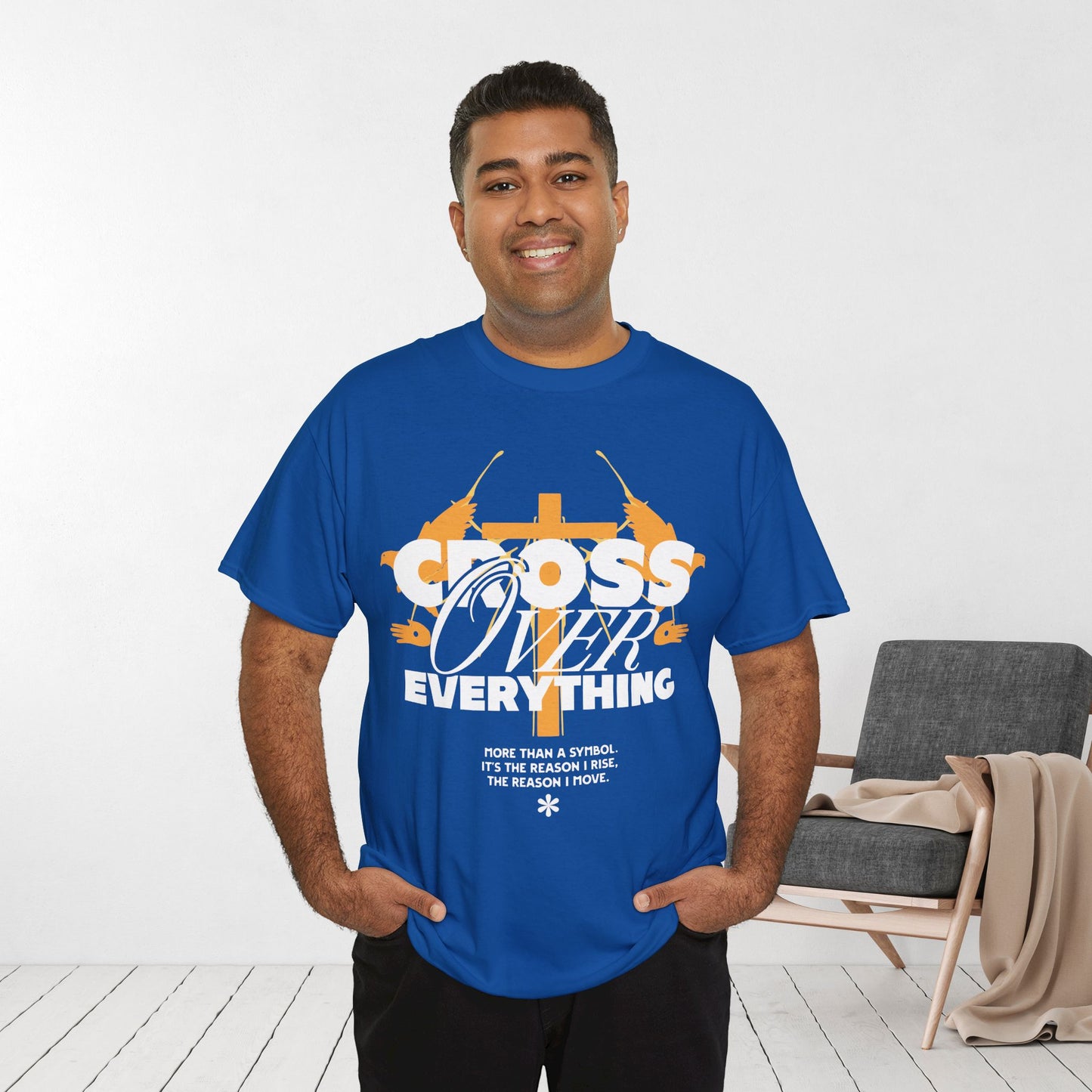 Cross Over Everything Heavy Cotton Tee