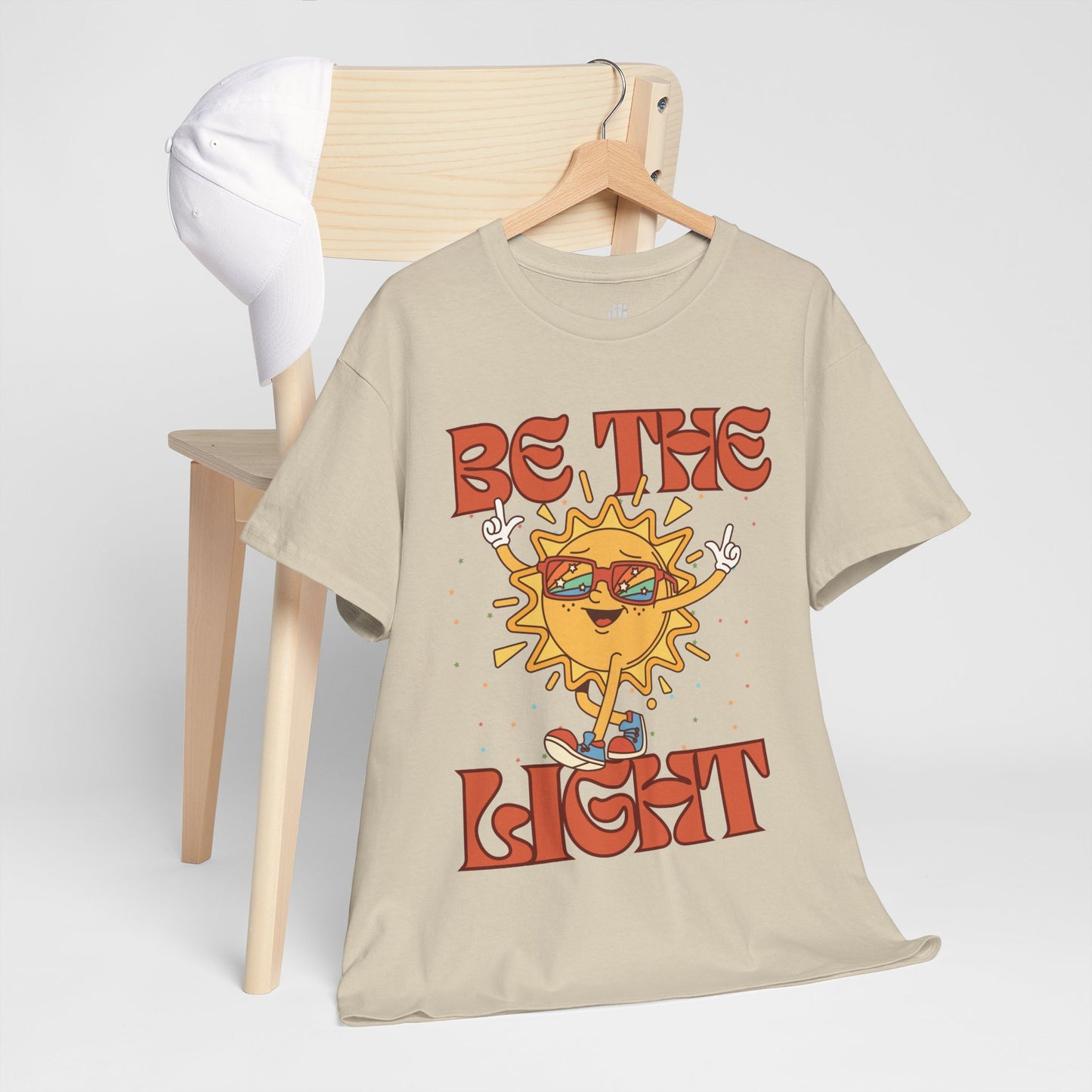 Be The Light Heavy Cotton Tee