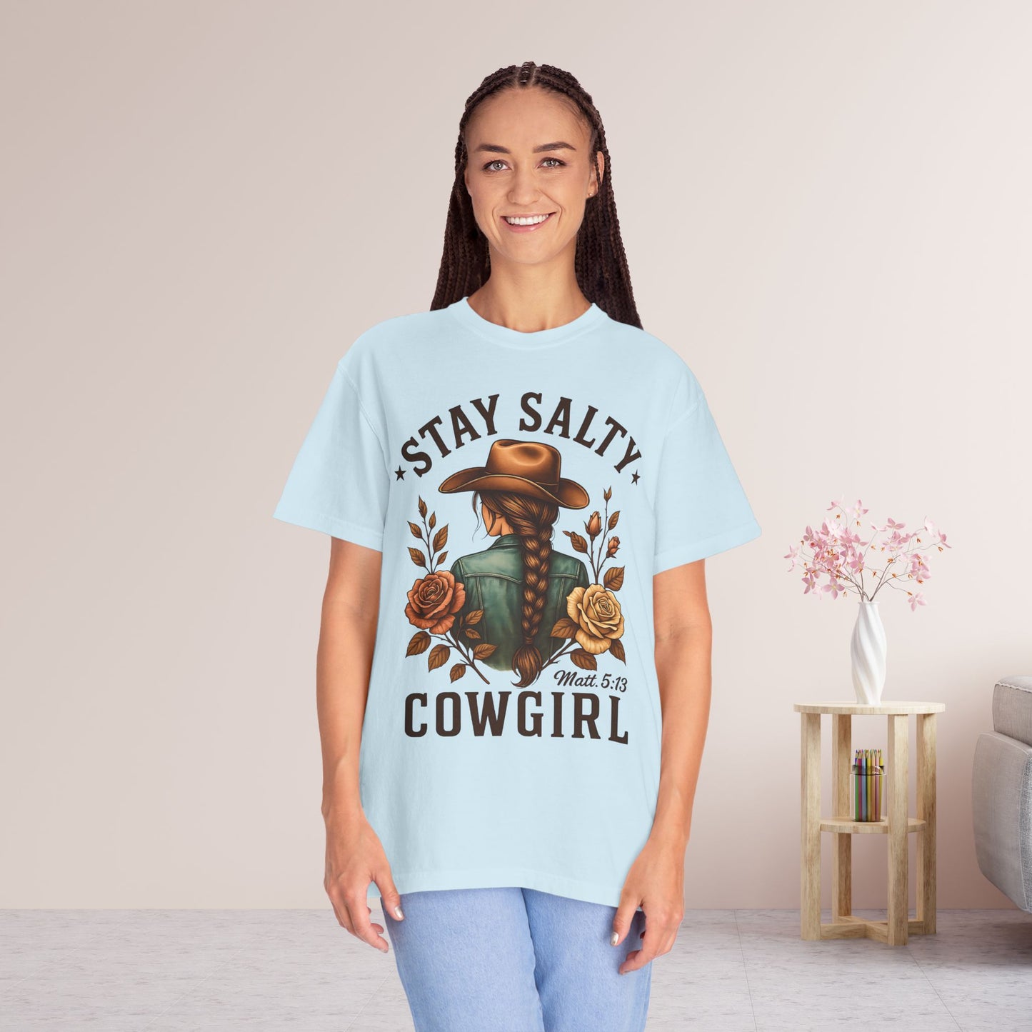 Stay Salty Cowgirl Comfort Colors Shirt