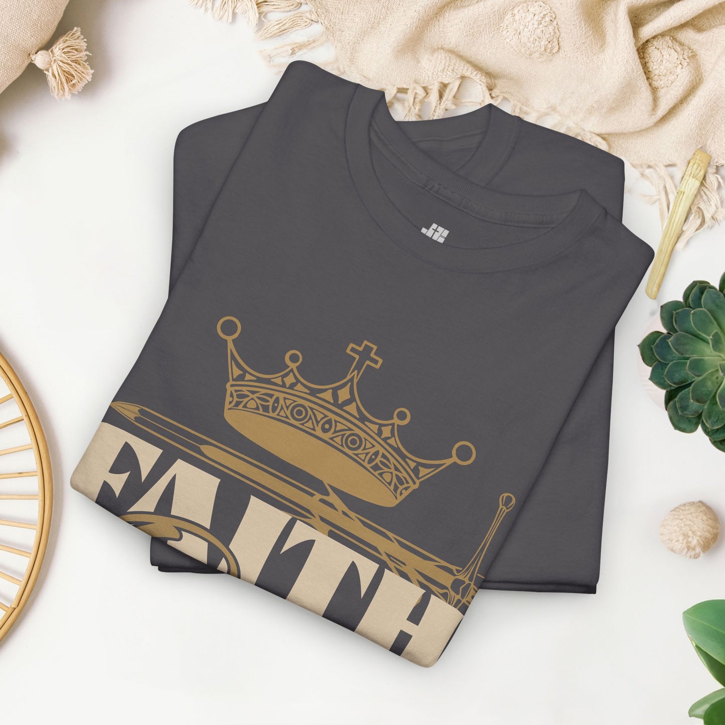 Faith Over Fear Heavy Cotton Tee