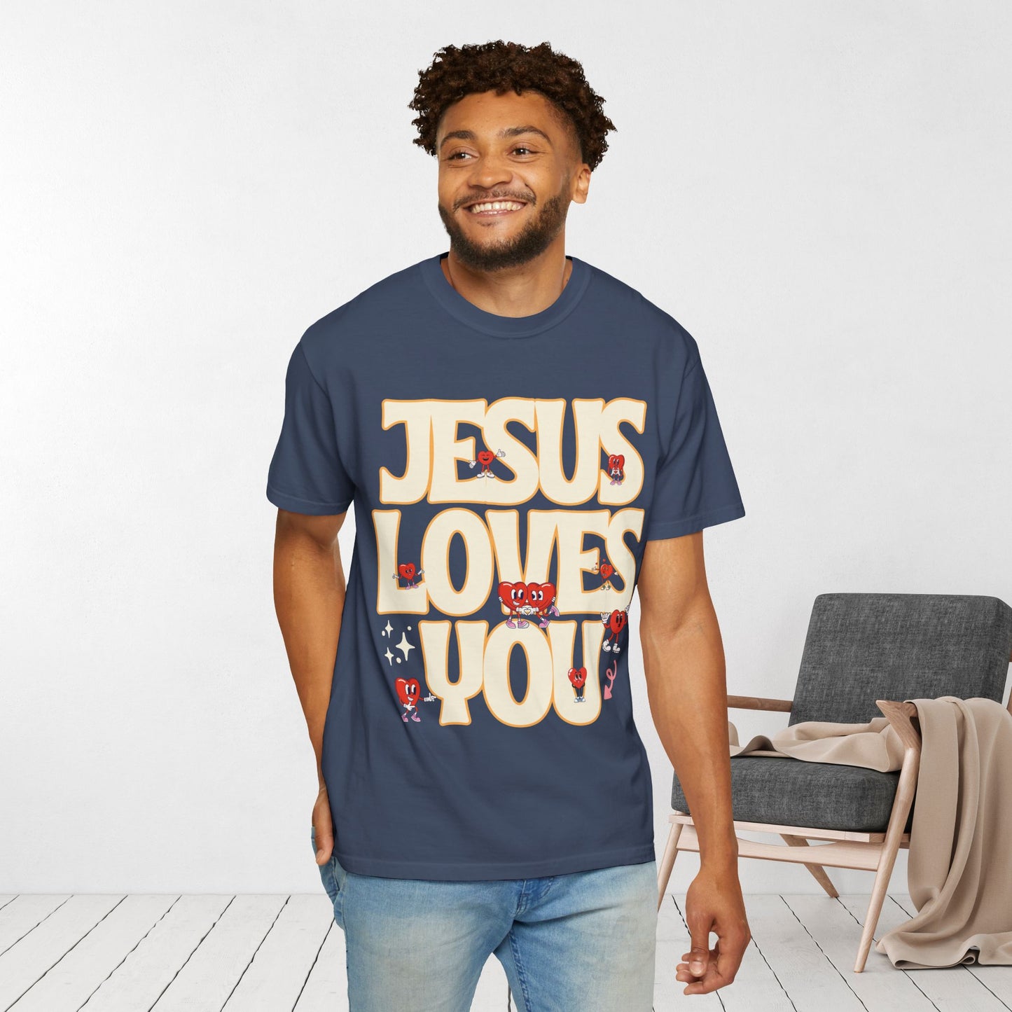 Jesus Loves You Comfort Colors Shirt