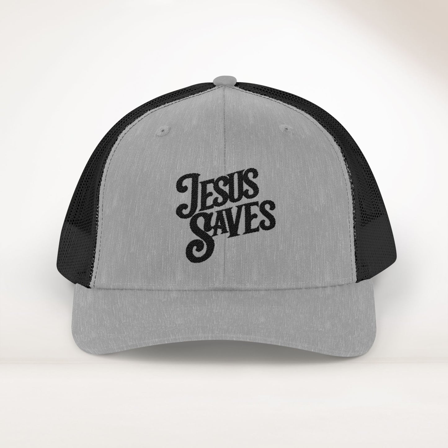 Jesus Saves Snapback Trucker Cap