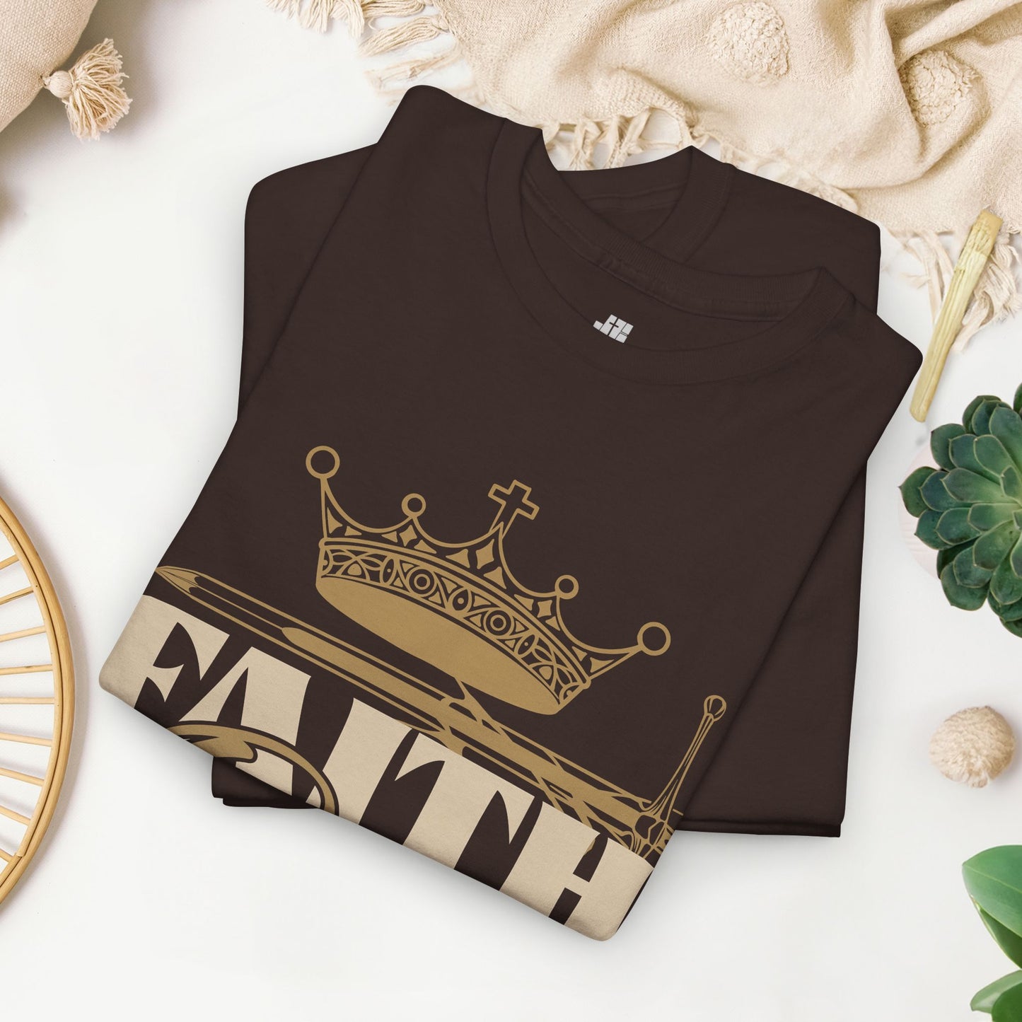 Faith Over Fear Heavy Cotton Tee
