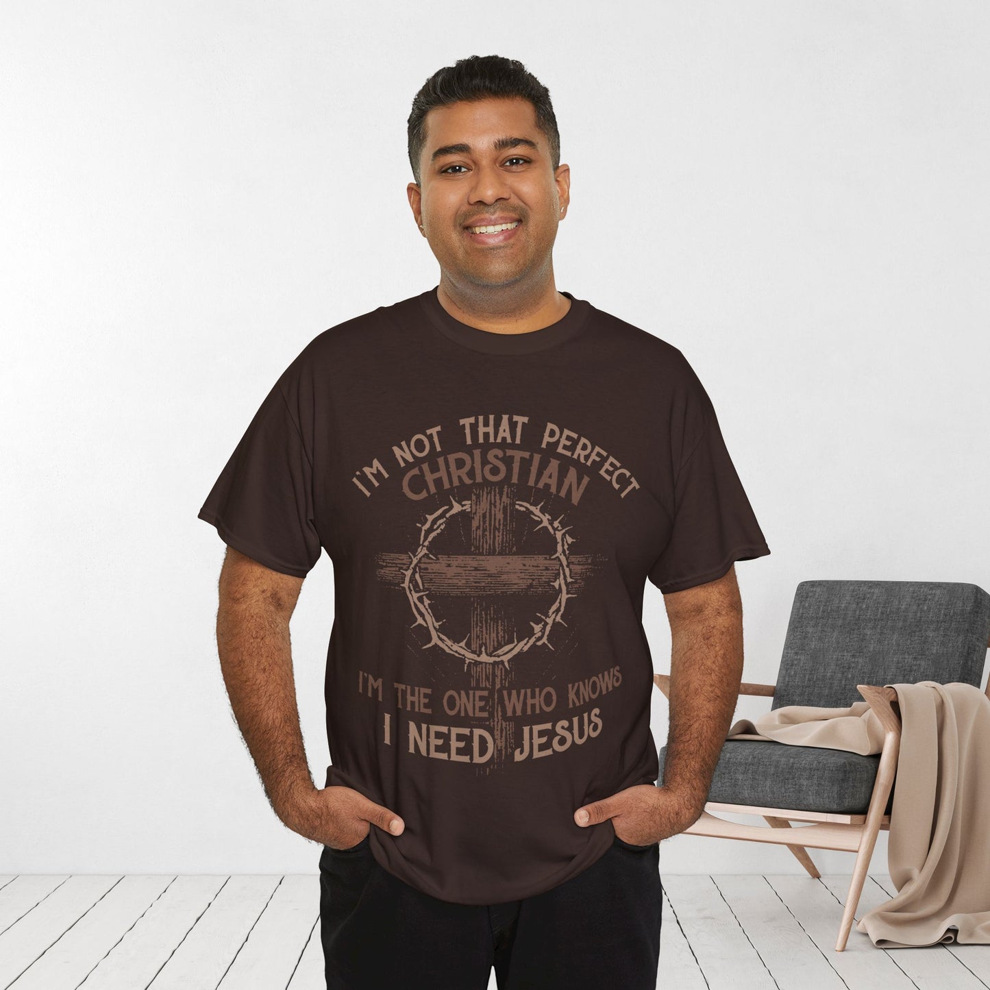 I'm Not The Perfect Christian Heavy Cotton Tee