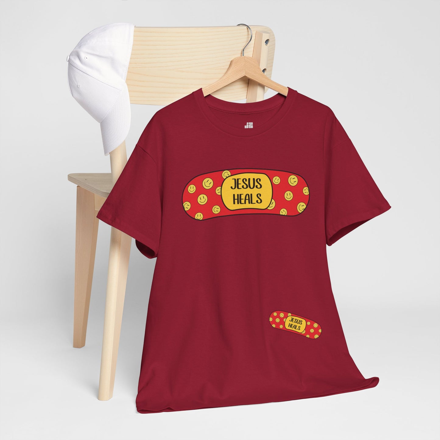 Jesus Heals Heavy Cotton Tee
