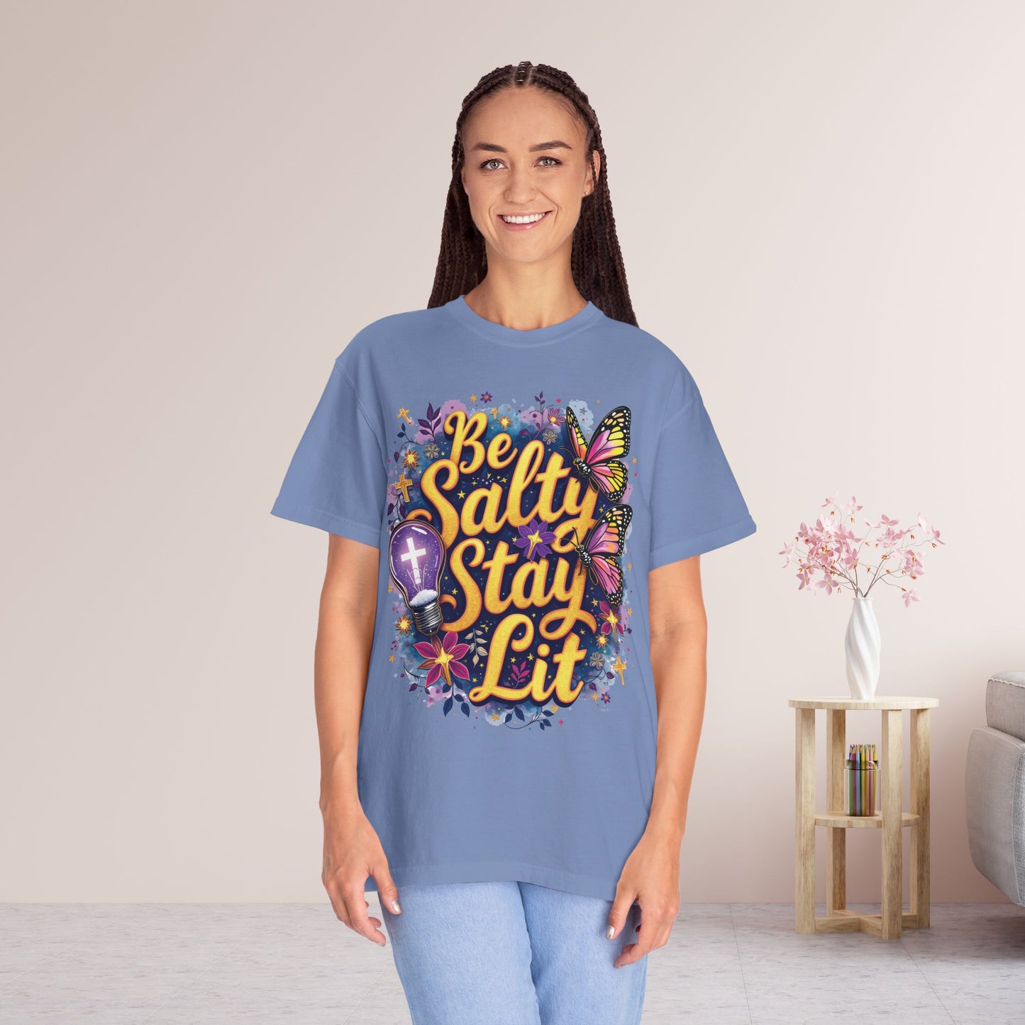 Be Salty Stay Lit Comfort Colors Shirt