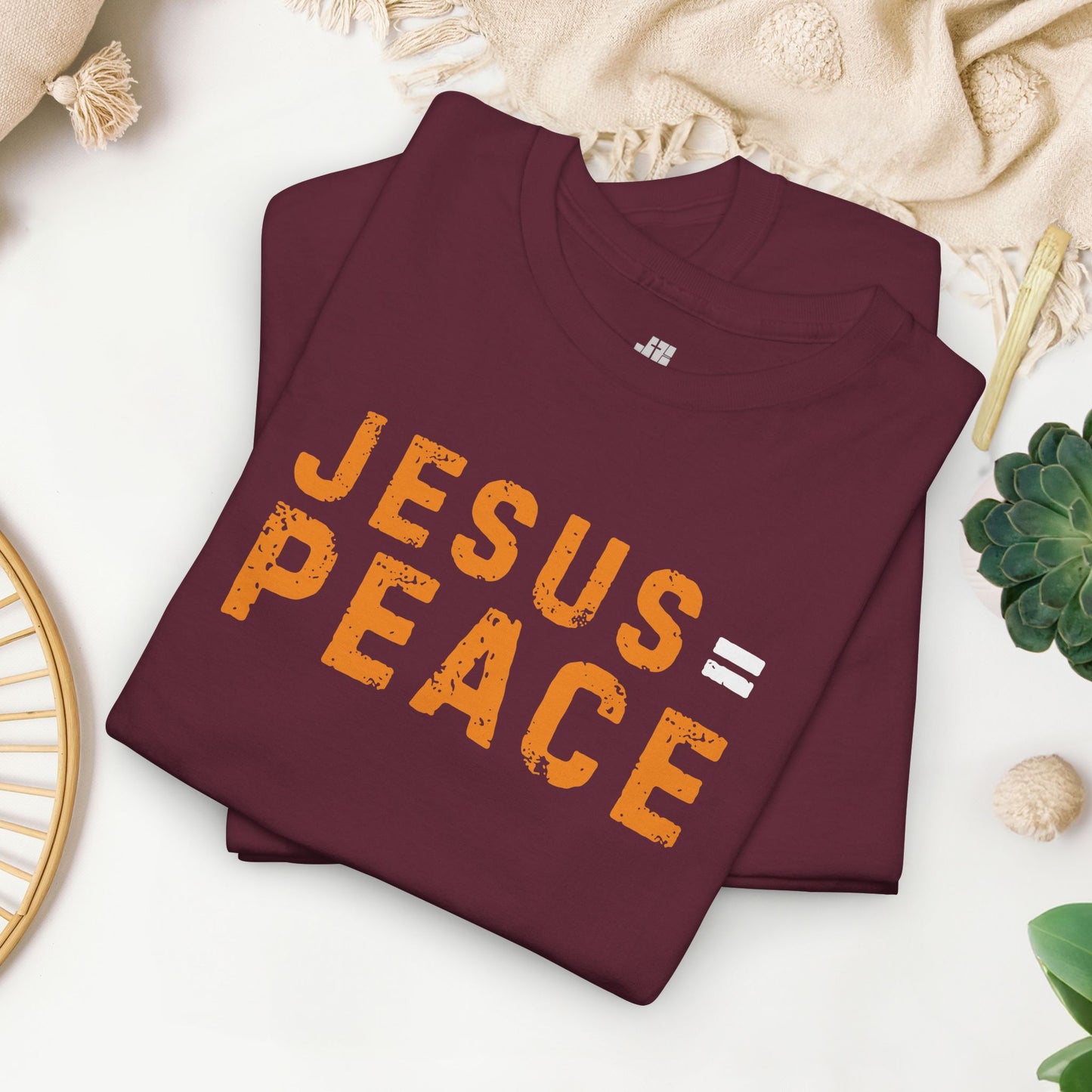Jesus is Peace Heavy Cotton Tee