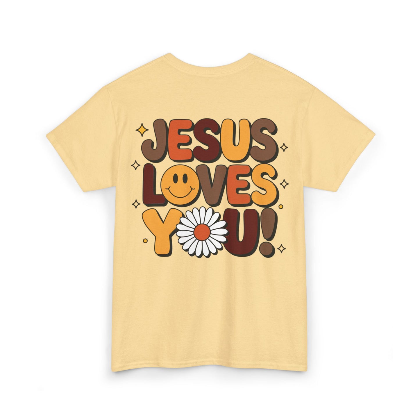 Jesus Loves You Heavy Cotton Tee
