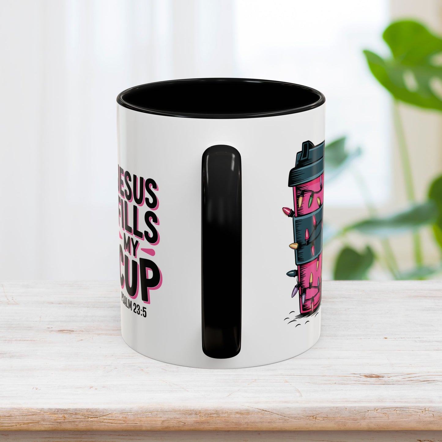 Jesus Fills My Cup Mug - Christian Coffee Mug
