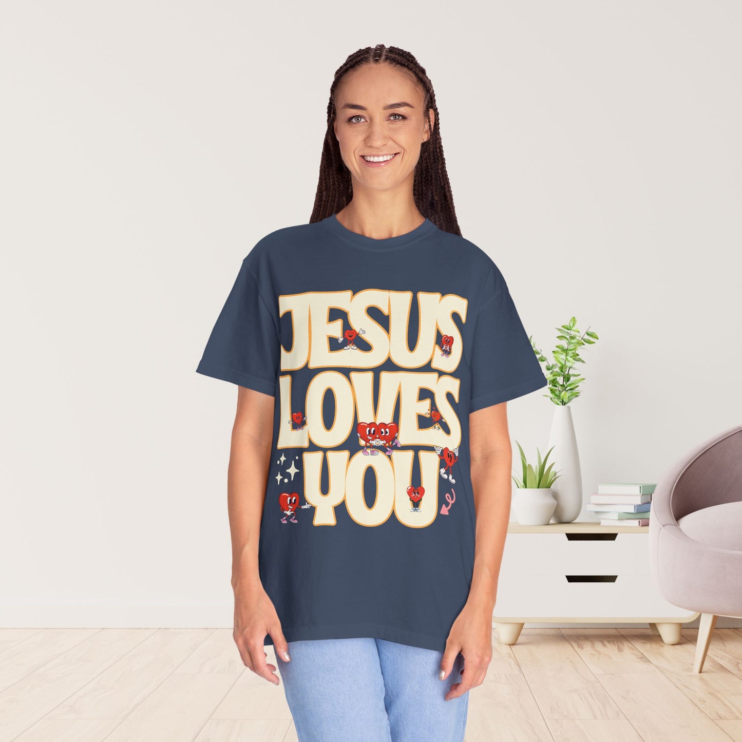 Jesus Loves You Comfort Colors Shirt