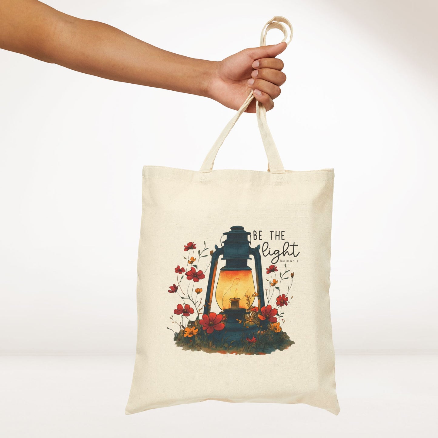 Be the Light Canvas Tote Bag