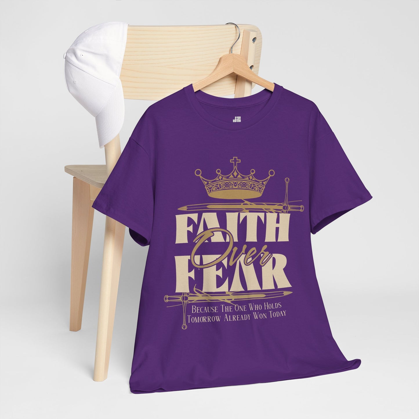 Faith Over Fear Heavy Cotton Tee