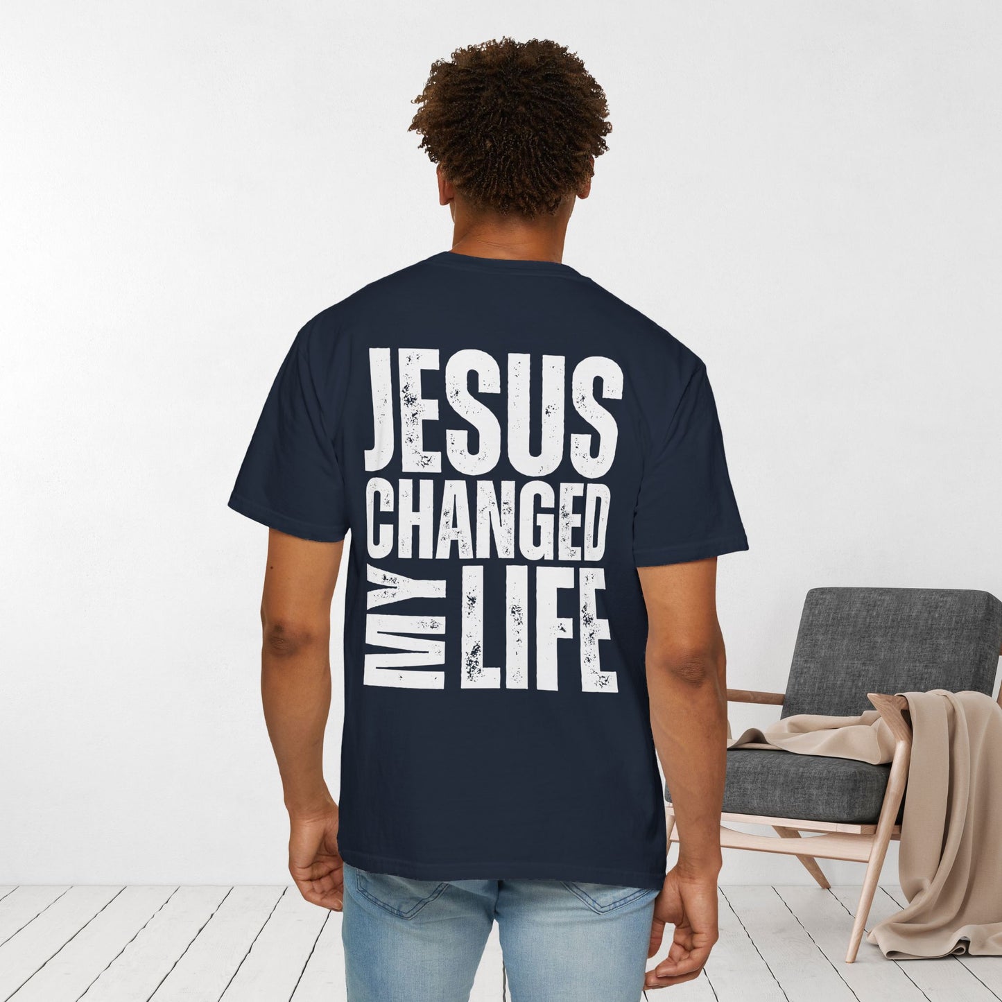 Comfort Colors Jesus Changed My Life Christian Shirt
