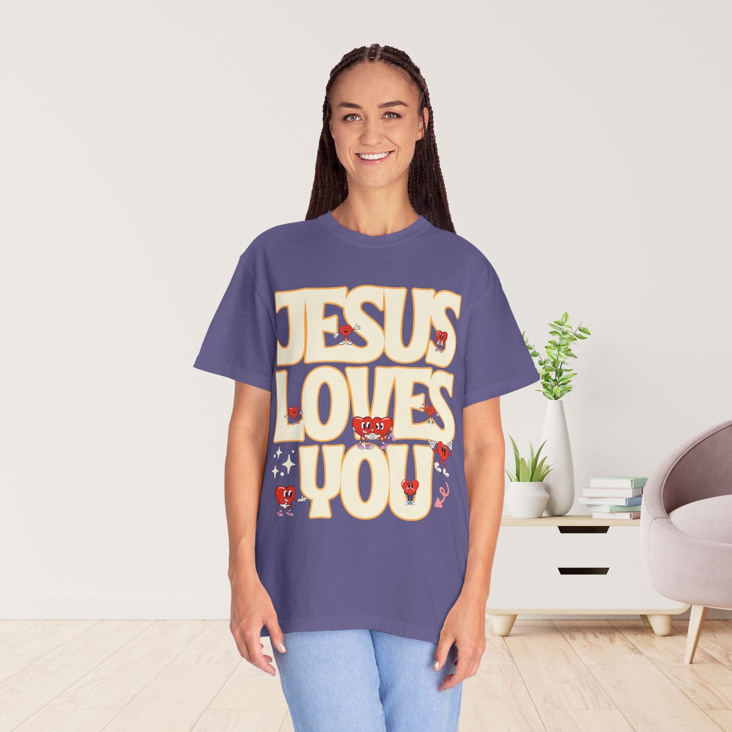 Jesus Loves You Comfort Colors Shirt