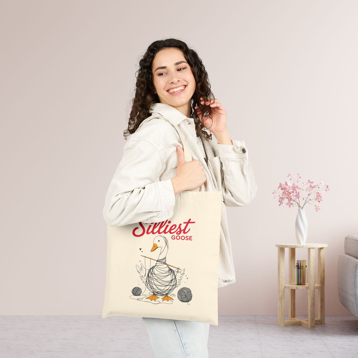God's Silliest Goose Canvas Tote Bag