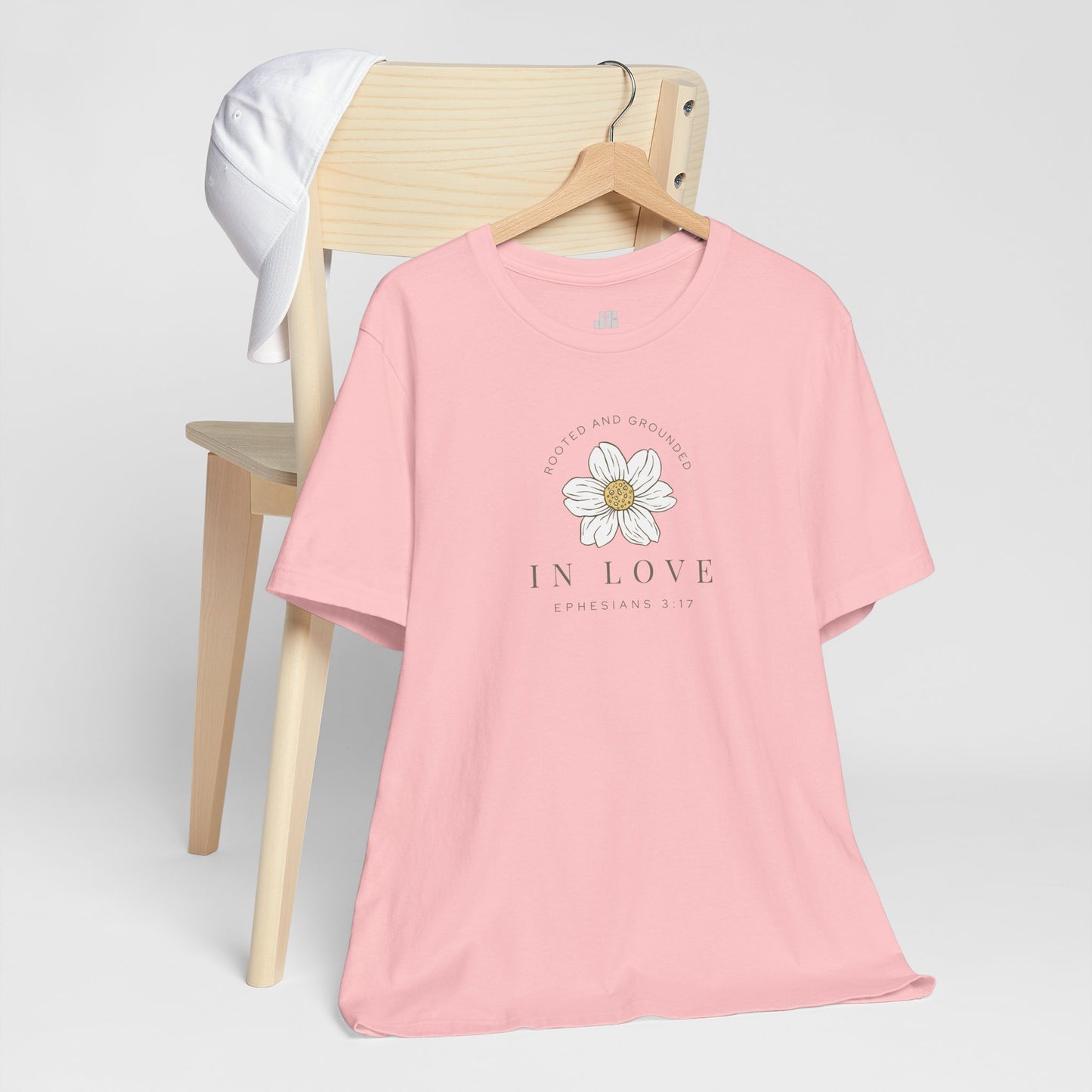Rooted and Grounded in Love Soft Cotton Tee