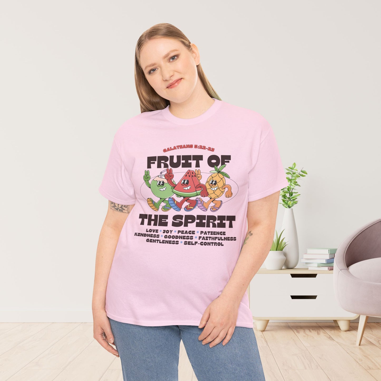 Fruit of The Spirit Heavy Cotton Tee