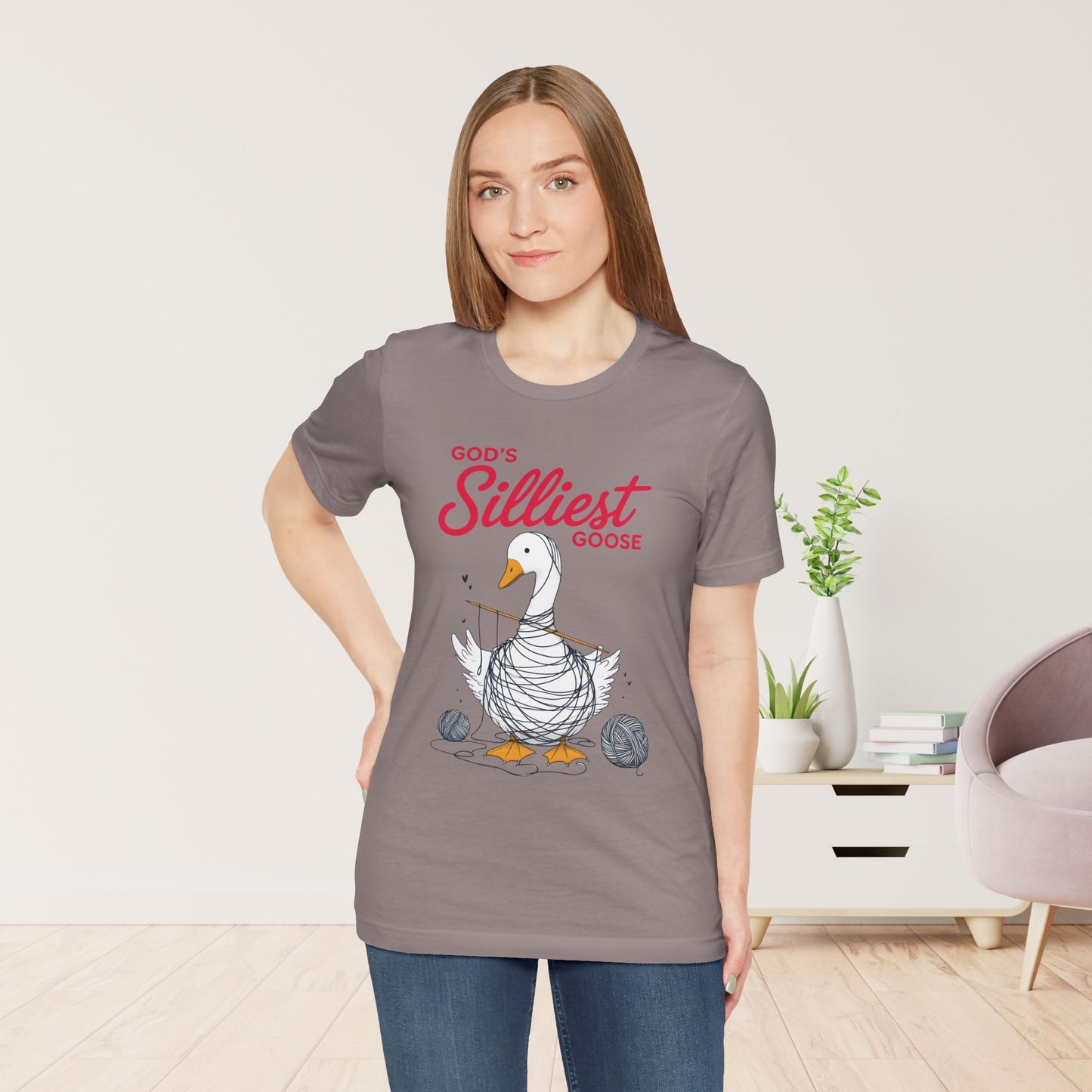 God's Silliest Goose Soft Cotton Tee - Christian Shirt